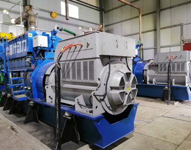 丰都甘泰沼气发电项目配PA视讯游戏2台850KW/10.5KV6极高压发电机